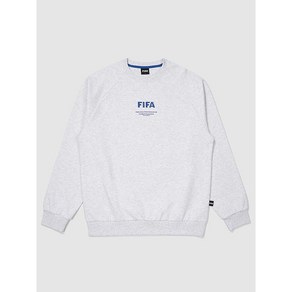 [피파1904(스포츠)] [FIFA 1904] 파이핑 포인트 레귤러 핏 맨투맨 멜란지그레이(FF32MR52U_140)