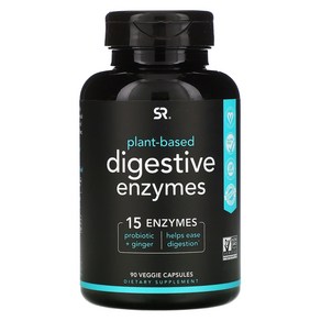 Spots Reseach Digestive Enzymes Plant-Based 90 Veggie Capsules, 90정, 1개