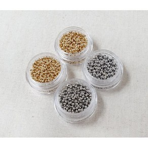 [파랑새97] 금속볼 비즈 원석 메탈볼 2mm 2.5mm 골드 니켈 볼, 2.5mm 니켈 금속볼, 1개