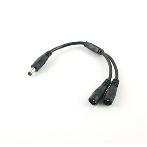 Coms [BE942] Coms DC 전원 변환 젠더/20cm 12V 선 Plug/Jackx2, 선택없음