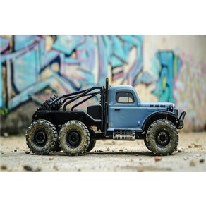 c자동차 FMS 전기 RC 자동차 1:18 방수 전자 RTR 버전 아틀라스 버기 6X6 락 크롤러, 02 Blue RTR, 1개