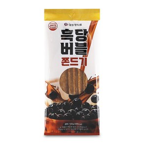 대원정식품 흑당 버블 쫀드기, 100g, 1개