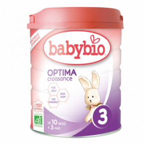 BABYBIO 베이비비오 옵티마 3단계 분유 800g (10-36개월), 1개