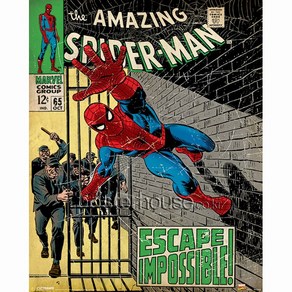 Mini Poster 40x50Cm 인테리어 포스터 - 스파이더 맨 Marvel Comics: Spider Man Escape-Impossible [Mini]