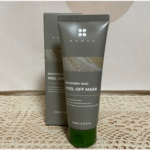 [본사정품] 비알머드 BRMUD RECOVERY MUD PEEL OFF MASK 리커버리 머드 필오프 마스크, 1개