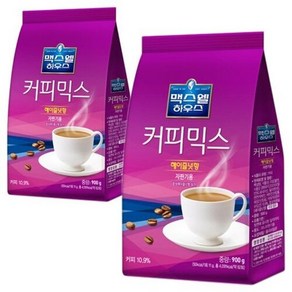 맥스웰 스틱 자판기용 노브랜드 업소용 대용량 커피 믹스 헤이즐넛 자판기용 900g 1개