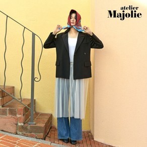 아뜰리에마졸리 25SS 레이어드 시스루 원피스 1종 런칭 가격 69900원