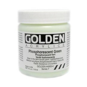 [골덴]Phosphoescent(야광) 아크릴물감낱색 119ml 시리즈 7, 단품