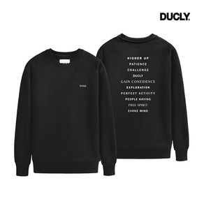 듀클라이 DUP-712 M~4XL 봄/가을 간절기 빅사이즈 남자 자수 맨투맨