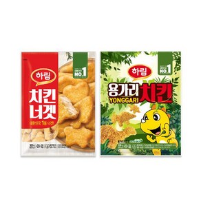 공식 하림 용가리치킨 300g 2봉 + 하림 치킨너겟 300g 2봉, 2개, 단품