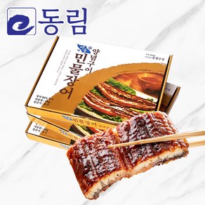 [동림수산] 냉동 손질 민물장어 양념 구이 (1kg) 완제품 / 6미 8미 10미 12미 캠핑 덮밥 초밥 식자재 업소용, 2미, 1개, 1kg