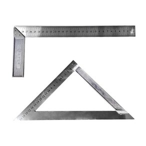 튼튼한 철자 눈금자 모음 (20cm 30cm 50cm) 스텐 L자 삼각자 직각자, 삼각자(200mm)