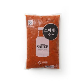 아워홈 행복한맛남 토마토 스파게티 소스, 2kg, 2개