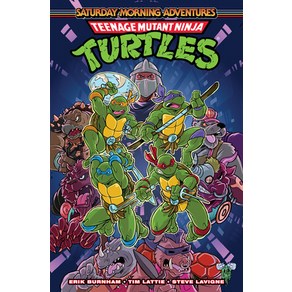 (영문도서) Teenage Mutant Ninja Tutles: Satuday Moning Adventues Vol. 1 Papeback, IDW Publishing, English, 9781684059867