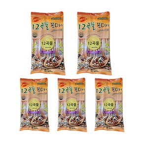 놀부명과 12곡물 쫀디기 200g (20gx10ea 개별포장) 5봉, 5개