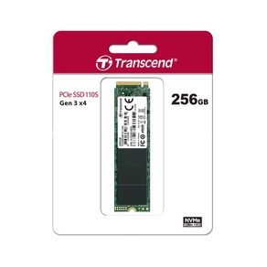 트랜센드 MTE110S M.2 2280 NVMe 256GB TLC 파인인포