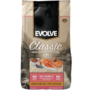 EVOLVE 전연령용 캣 건식사료, 연어, 6.35kg, 1개