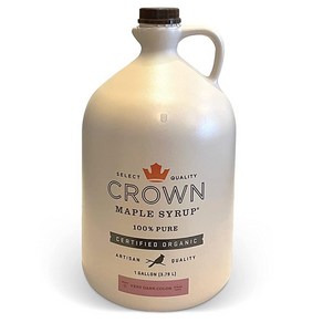 Cown Maple 매우 어두운 색상 강한 맛 메이플 시럽. 196461, 12.7 Fl Oz (Pack of 1)_다크, 1개, 3.79L