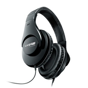 SHURE SRH240A 슈어 유선 헤드폰 + 거치대 + 줄감개