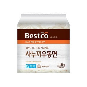 베스트코 사누끼 우동면 1 150g, 1.15kg, 1개