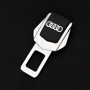 안녕만물상 Audi A6l 자동차 안전 벨트 슬라이드 A4l Q3 Q5l A3 Q7 Q2 헤드 절단 플러그 Bayonet 용품, 하나, Audi(금속플러그)팩, 1개