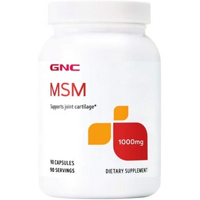 GNC MSM 1000mg 90캡슐, 1개, 90정