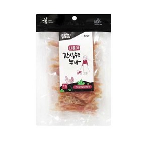 내품애 닭고기 오리고기 강아지 육포 간식 180g, 1개