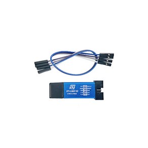 ST LINK V2 MINI 미니 STM8 STM32 다운로더 디버거 케이블 포함, 1개