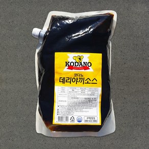 지케이푸드 코다노 데리야끼소스 2kg 닭꼬치소스 업소용소스, 코다노 데리야끼 소스 2kg, 1개