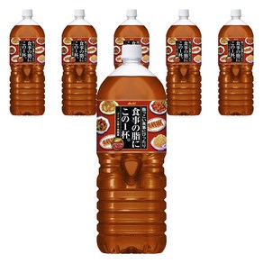 Asahi 기름진 식사에 1잔 보이차 X 우롱차 페트, 6개, 2L