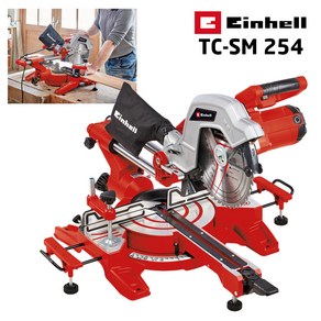 Einhell 아인헬 TC-SM 254 슬라이딩 각도 절단기 10인치 커팅기 원형톱 컷팅기 전기톱 목공용 절단톱 앵글 커터기 팁쏘 팁쑈 각도기 각도톱 전동톱 톱날포함 목재용 작업
