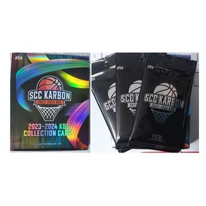 SCC KARVON 2023-2024 KOVO 배구카드 KBL 카본 농구카드 친필 사인 카드 실착 저지 카드 1팩, 1개