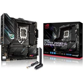 ASUS ROG STRIX Z690 G 게이밍 와이파이 마더보드 소켓 인텔 LGA 1700 mATX PCIe 5.0 DDR5 메모리 WiFi 6E 3x M.2 USB 3.2 G