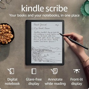 아마존 킨들 스크라이브 Amazon Kindle Scibe(16GB) 최초의 Kindle과 디지털 노트북이 하나로 통합된 10.2인치 기본 펜 포함, 16 GB, 3개월 무료 Kindle Unlimited