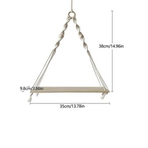 보호 마크라메 태피스트리 벽걸이 선반 손으로 짠 로프 식물 행어, 2.04