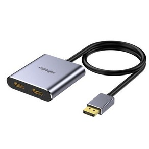 듀얼스트린익스탠더 Faiikabe HDMI 허브 디스플레이 포트HDMI 스플리터 DP 122HDMI 노트북 MST 확장 모드 Windows용 4K 60Hz, 1개, 없음, 없음