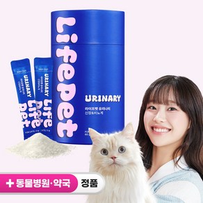 라이프펫 고양이 신장영양제 소변콸콸 췌장 소화기능 개선 콩팥 방광염 요로 결석 요로케어 신부전 혈뇨 고양이유산균 동물병원전용 비뇨계 요로계 유리나리 60g 츄영양제, 30회분, 신장, 1개