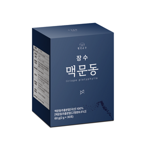 웰빙곳간 장수 맥문동 분말 맥문동분말 하루한포, 60g, 1개
