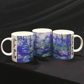 명화 머그컵 MUG 모네_수련2 머그컵, 1개