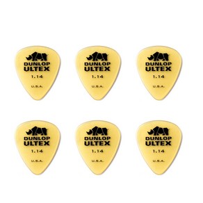 지엠뮤직_세트(6)던롭피크421R1.14 ULTEX STD 1.14mm 울텍스 스탠다드 Dunlop PICK (No.18세트)