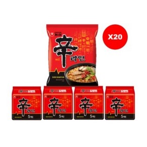 농심 신라면 120G 20입, 신라면120G x 20입 (박스), 20개