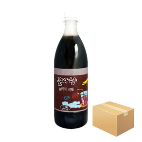 아담스팜 콜라향 슬러시 시럽 1kg x 15개/슬러쉬 원액, 15개