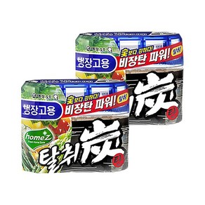 애경 홈즈탈취탄 냉장고용 탈취제, 140g, 3개