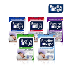 [Beathe Right] 브리드라이트 코골이 방지 밴드 테이프 코막힘 개선 비강 확장 밴드 5종 Beathe Right Nasal Stips, 엑스트라 스트렝스 26매입, 1개