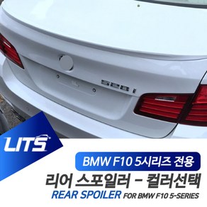 BMW F10 5시리즈 전용 컬러 카본 M 퍼포먼스 리어 스포일러