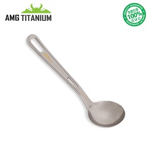 AMG티타늄 국자(M) 티탄 캠핑용품 백패킹 등산용품 AMG TITANIUM, 1개, 티타늄주걱1개