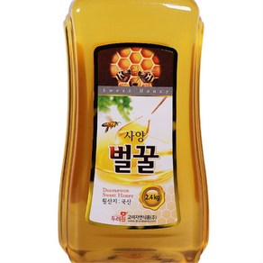 고급진 달달한 풍미 업소용 사양벌꿀 2.4kg 국산꿀, 1개