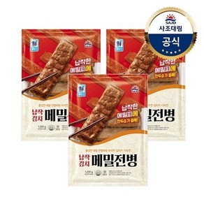 사조대림 [대림냉동] 납작 김치메밀전병 1 200g x3개, 기본상품, 3개, 1.2kg