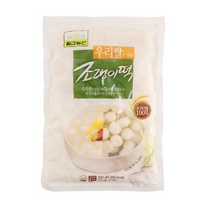 칠갑 칠갑 우리쌀로 만든 조랭이떡, 500g, 3개