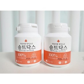 자일리톨 양치소금 치약 솔트닥스 100gx2통 초미세 분말 소금 천일염100%, 100g, 2개